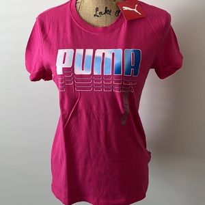 NWT Puma T-shirt pink color size S